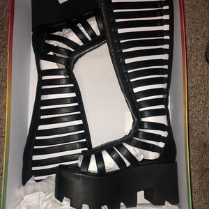 Current Mood Wicked  Platform Gladiator Sandals